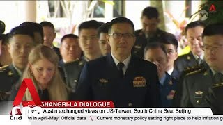 ShangriLa Dialogue: US, China defence chiefs meet for first time in 18 months in Singapore