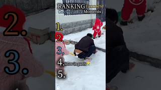 Best cold weather moments 😭❄️ #shortsfeed #shorts #fyp #snow #coldweather #viral #rankings #trending