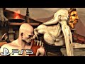 God of war remastered ps5  charon the ferryman boss fight chains of olympus 4k 60fps