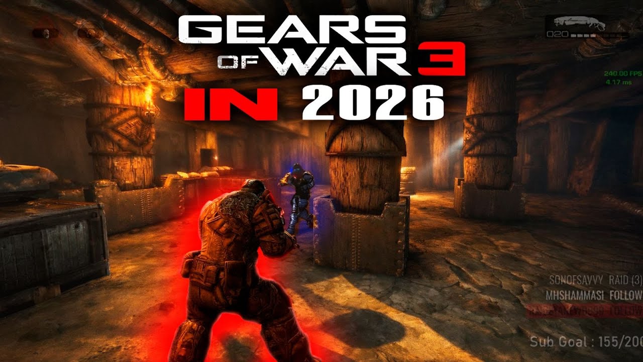 Pro player on NEW Gears of War 3 PC maps...