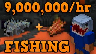 9,000,000/HR FROM FISHING?! WORM MEMBRANE FISHING IS INSANE! Hypixel Skyblock