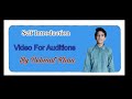 Self introduction for auditions by rehmat khan actor and writer