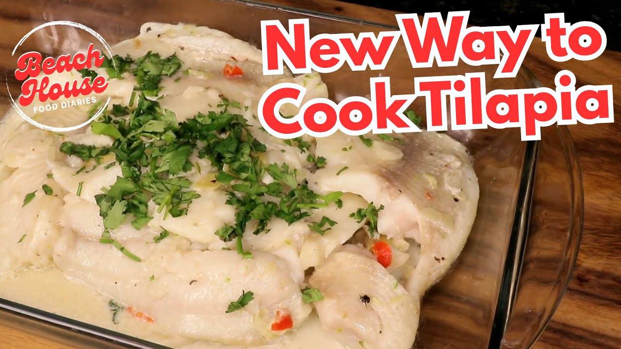 The Easiest Coconut Poached Tilapia