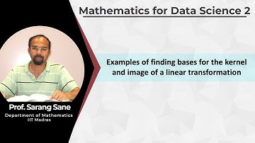 Examples of  finding bases for the kernel and image of a linear transformation