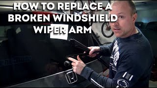 How to replace a rear window wiper arm and blade on your car, truck or van