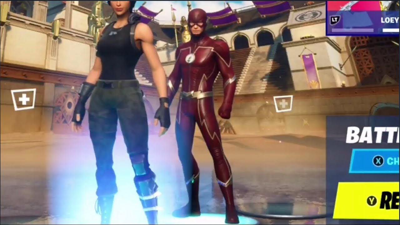 *NEW* FORTNITE FLASH SKIN IN GAME!!! (SHOWCASE + GAMEPLAY)