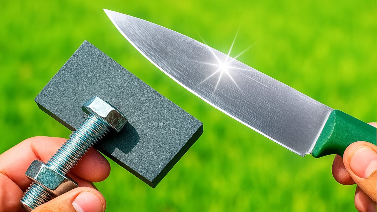 Knife like a Razor in 1 minute! Can You Make This DIY Tool at Home ...