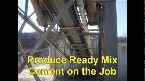 Ready Mix Cement Portable Concrete Batch Plant For Sale