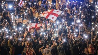 Georgia: a Tbilisi altra notte di proteste e arresti, detenuto il blogger militare Ucha Abashidze