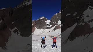 GLACIAR COLGANTE EL MORADO,Valle de las Arenas, Cajón de Maipo, Región Metropolitana, Chile.