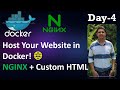 How to Host Your Custom Website in Docker Using NGINX | Step-by-Step Guide