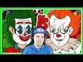 Пеннивайз из Оно vs Джокер (Joker It Хоррор Анимация) | Реакция