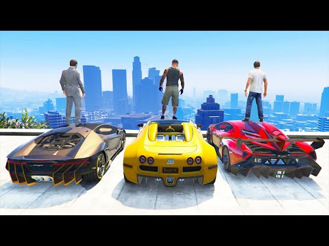 GTA 5 Stealing Super Cars with Franklin #2 (GTA 5 Expensive Cars) - YouTube