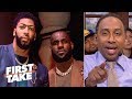 Stephen A. predicts a 2020 Lakers championship if Anthony Davis joins LeBron | First Take