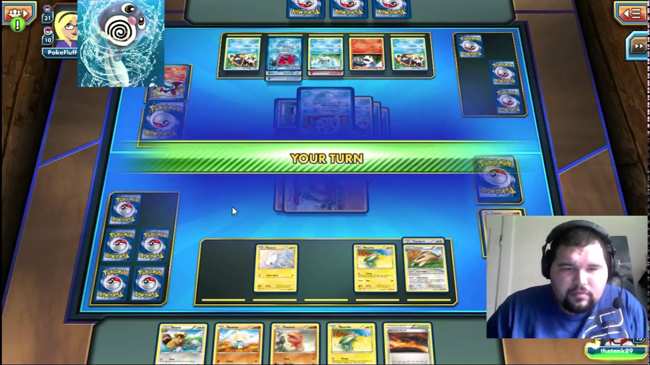 Pokemon TCGO Battle #1 vs Poliwag87