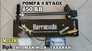 UNBOXING POMPA 4 STAGE || BARRACUDA