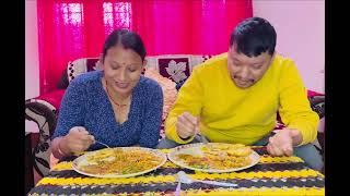 Chowmein, Egg | Potato Fry Enjoy with Maya😍 #mukbang #india #youtuber #youtubechannel #funny #viral