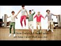 I Wish - One Direction (with lyrics on screen)