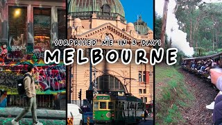Melbourne Surprised Us In 3 Days Food, Coffee & Puffing Billy