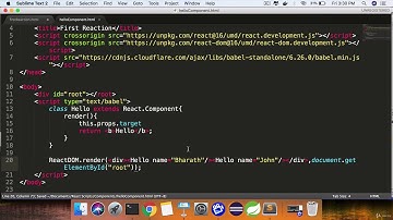 React Quick Start : Using Properties or Attributes