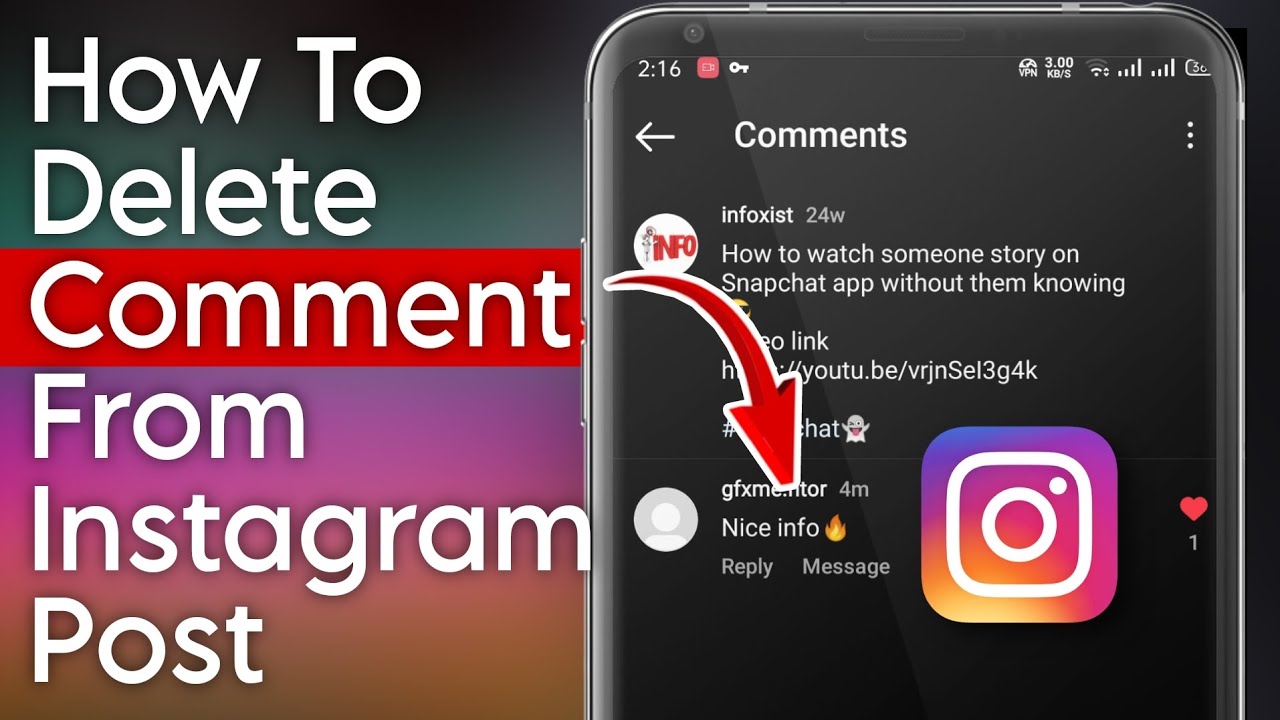 How to delete Comments from Instagram posts 2023 Remove Comments From