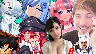 ANIME YOUTUBERS GET WILD IN PARTY GAMES - (Nux Taku, IronMouse, Bunny_GIF, Merryweather & More!) screenshot 1