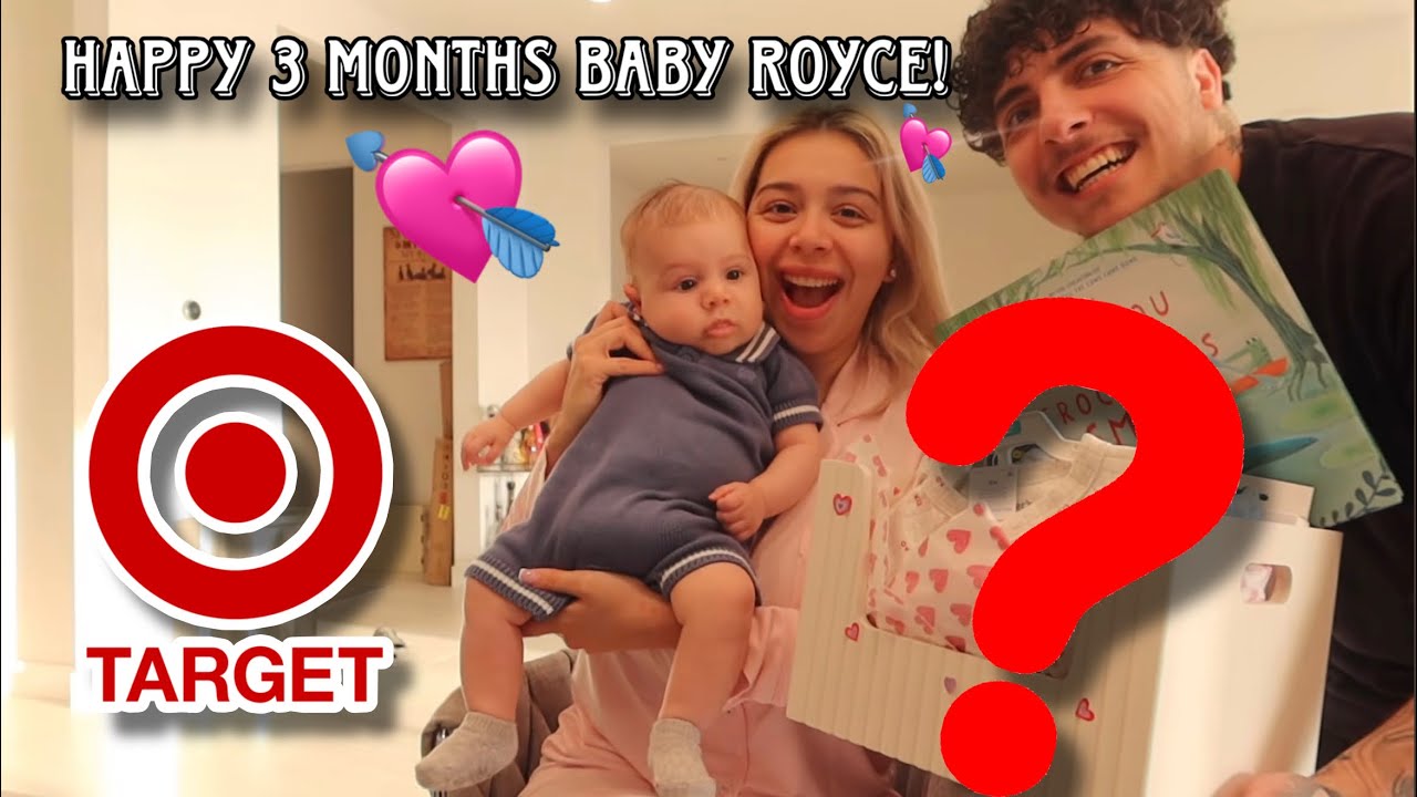 We made our NEWBORN a VALENTINES DAY BASKET (HAPPY 3 MONTHS)