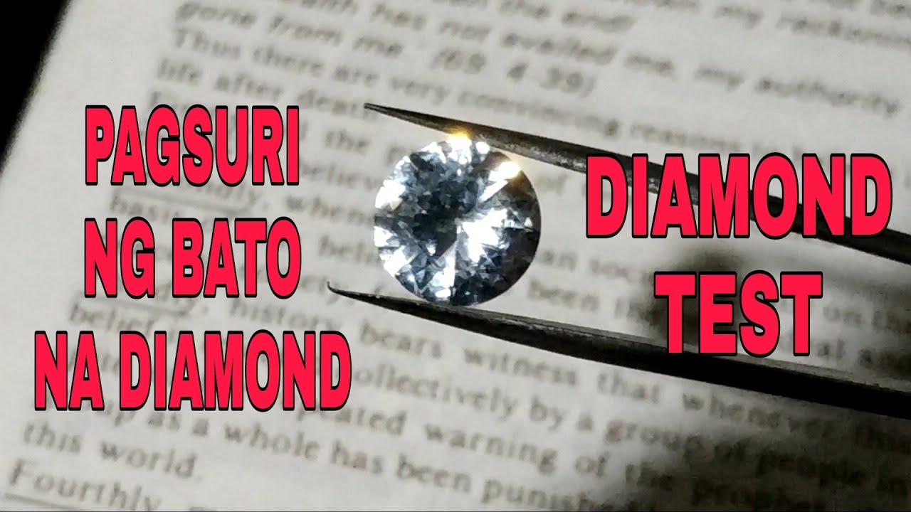 NAPAKA DALI PALA MAGTEST NG DIAMOND...TAMANG PARAAN NG PAGSURI NG DIAMOND...