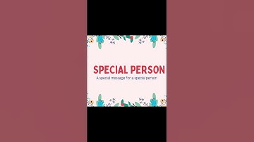 Thumbnail of Special person #music #love #lovestatus #lovesong #newmusic #new #newsong #newvideo #live