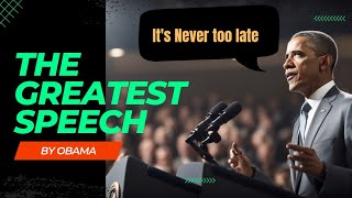 Barack Obamas Inspirational Speech With Subtitles  One Of The Greatest Speeches Ever By President