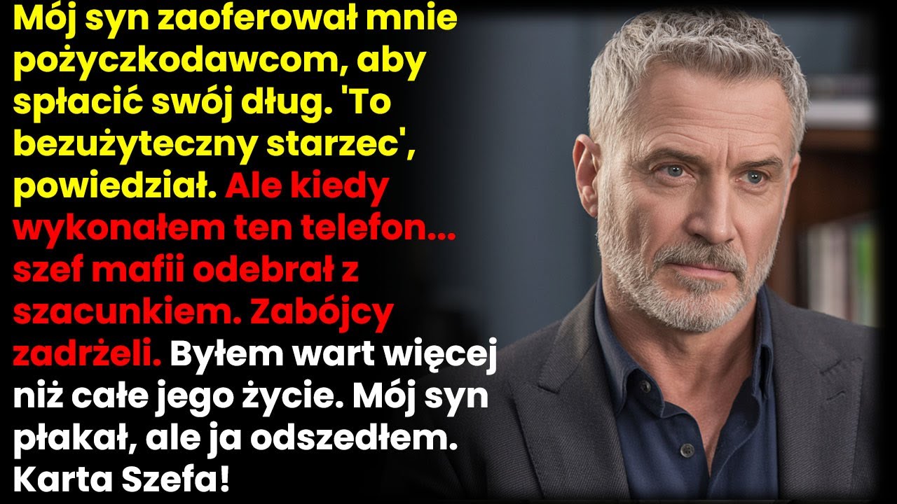 W dniu moich 68. urodzin stałem pod uchylonymi drzwiami kuchni z sernikiem, który kupiłem za ostatnie monety. W środku mój syn mówił do żony: „Ten stary to pasożyt. Oby umarł tej nocy, a...