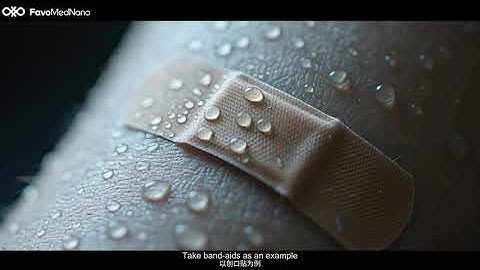 Favomednano Nano coating technology for Tape and bandage