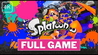 Splatoon FULL GAME [4K] Gameplay Walkthrough No Commentary