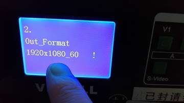 How to set the video processor according to the display parameters| Video processor Tutorial