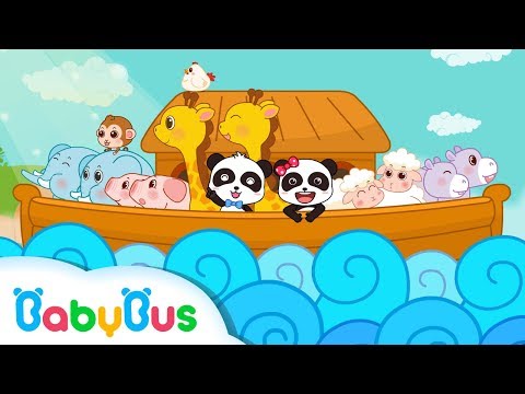 The Animals Went In Two By Two | Nursery Rhymes | Kids Song | Babybus | Baby Panda x Friends