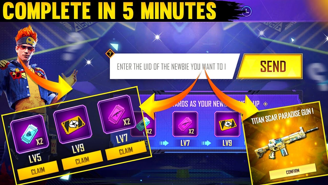 HOW TO COMPLETE FRIEND REFERRAL EVENT 🔥 | GW RITESH | FREE FIRE