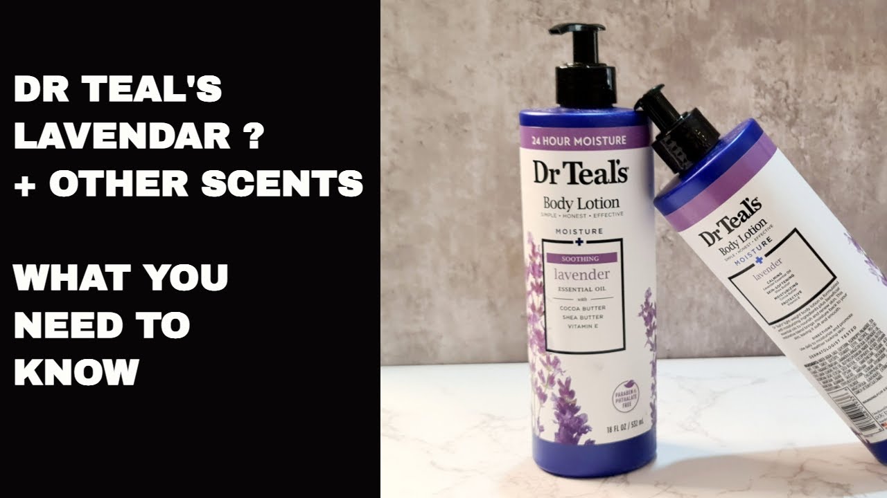 Do you know Dr Teal's has different Lotions? YouTube