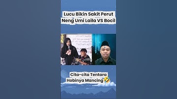 Gara-gara Bocil Ini Neng Umi Laila Jadi Gagal Fokus, Tentara/ Mancing?