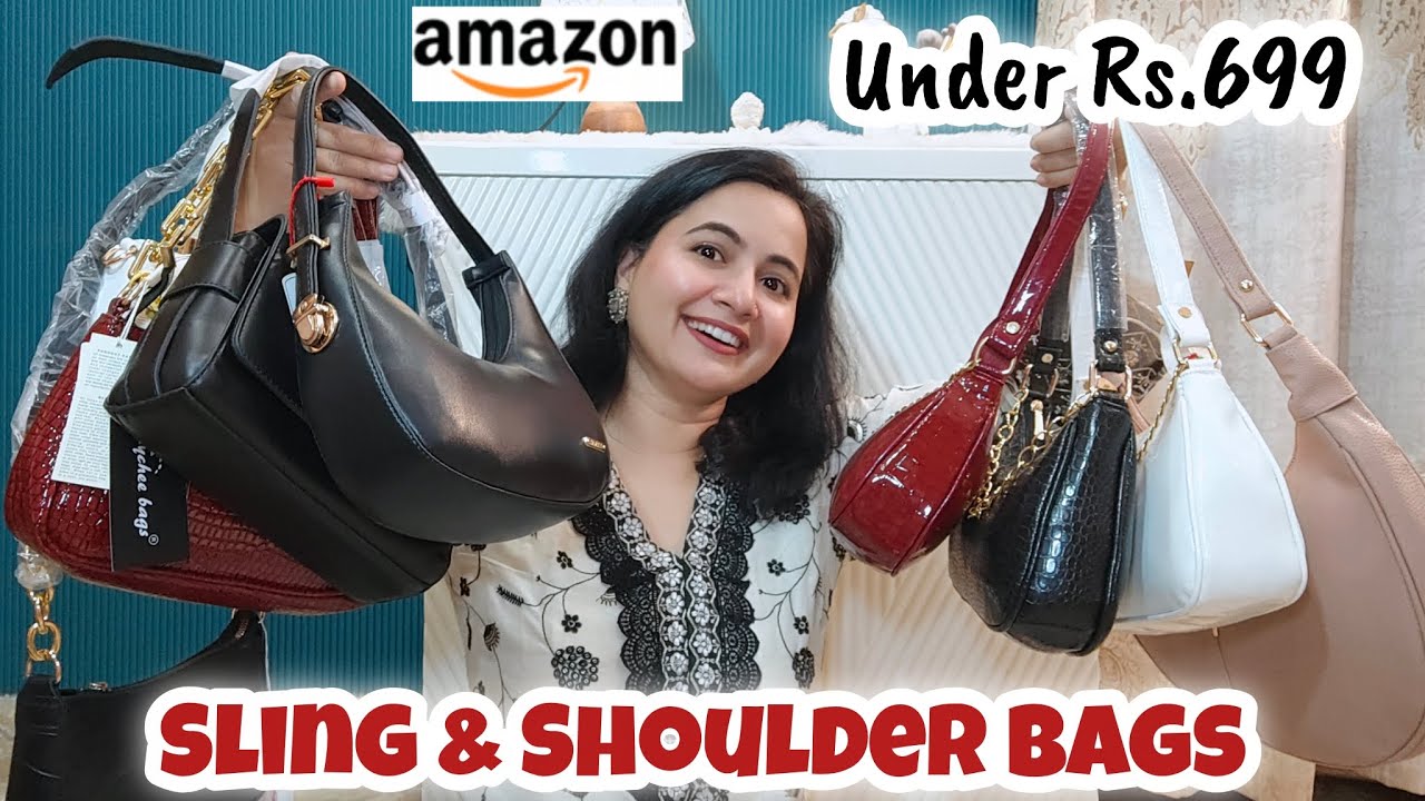 Under Rs.699 Amazon Bags Haul 💕 | Sling Bags & Shoulder Bags From Amazon | Neema's Talk 