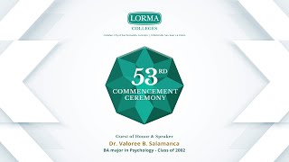 53rd Commencement Ceremony - January 09, 2026