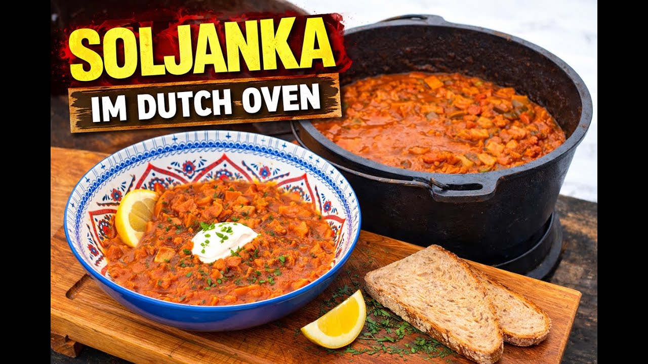 Soljanka aus dem Dutch Oven – DDR-Klassiker vom Grill | ft9 Rezept von DADs BBQ