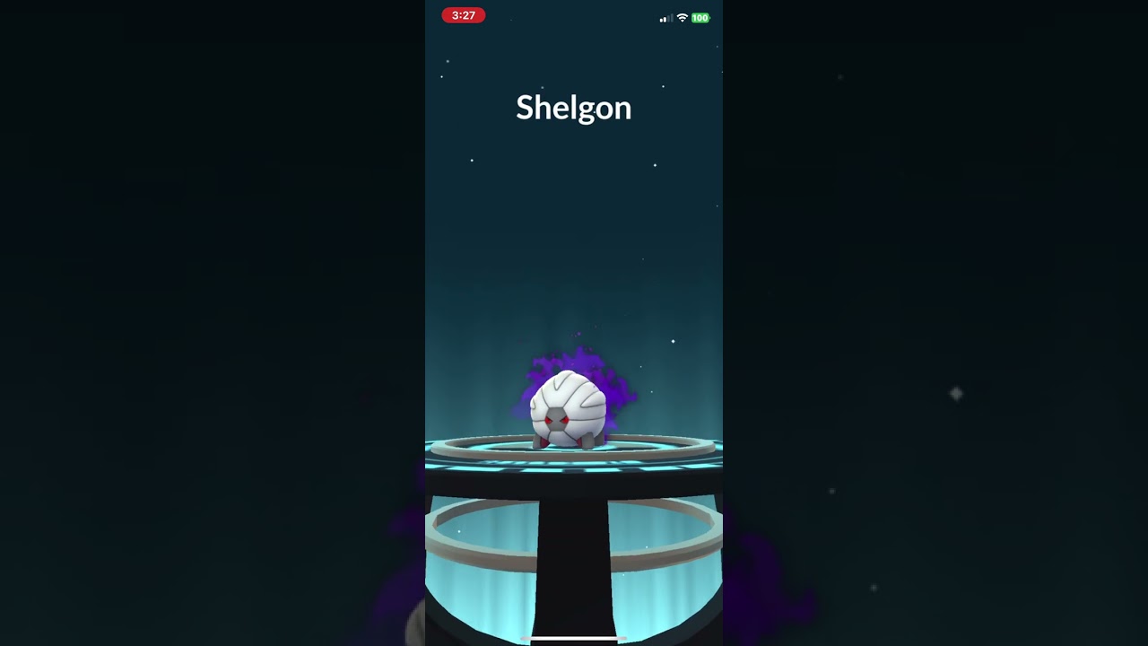 Corrupted Bagon tran into corrupted shelgon Pokémon go 512