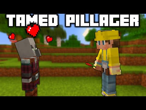 How to tame a PILLAGER in Minecraft #shorts ...