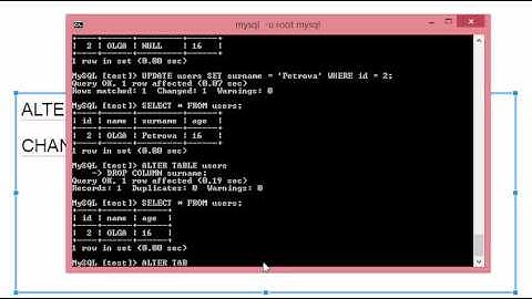 Урок по SQL ALTER TABLE, Псевдонимы SQL