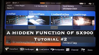 A Hidden Function of PSR SX900_Tutorial #2