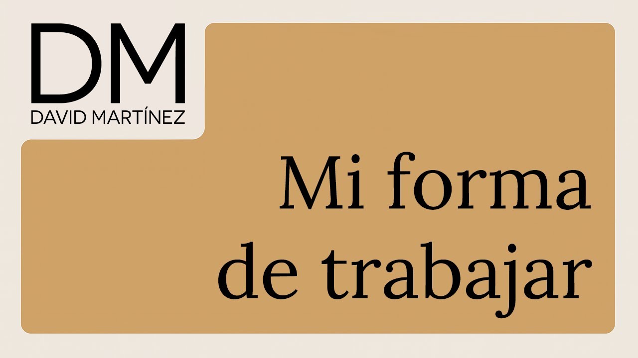 David Martinez Perito - Mi forma de trabajar en los procesos inmobiliarios