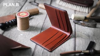Making a Wallet From Premium Vegetable Tanned Leather - Leather Craft