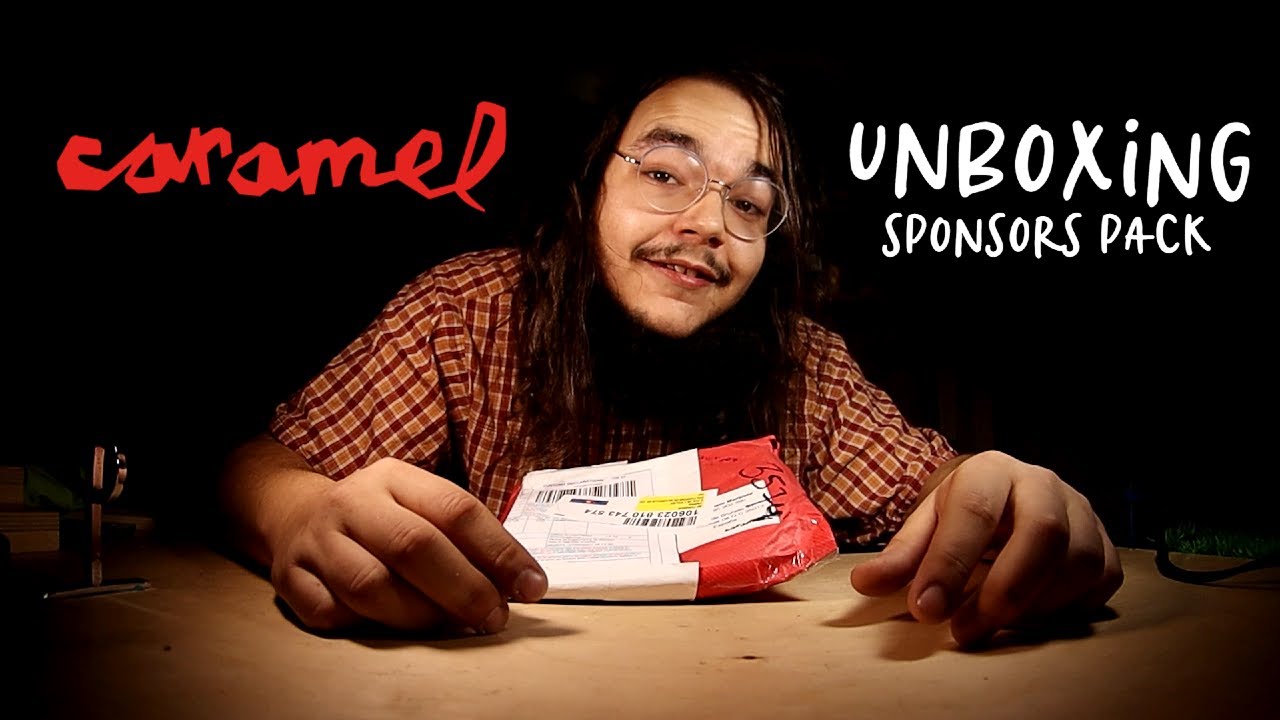 Unboxing Caramel Fingerboards Sponsor Pack