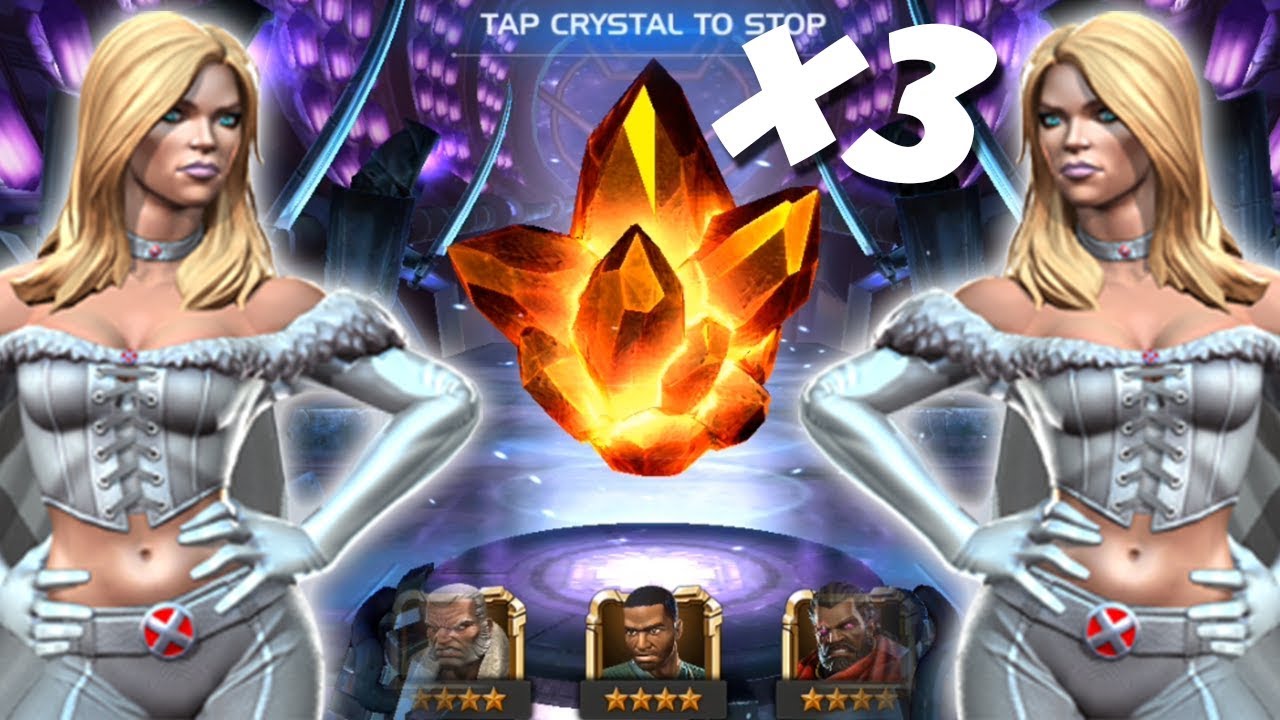 Triple 4 Star Crystal Opening | Hunting Emma Frost: Marvel Contest of Champions