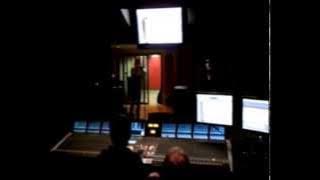 Tentacles recording vocals in Austin. Bert didn't like it.